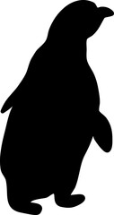 Wall Mural - Penguin graphic of bird shape element design vector