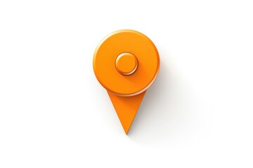 pin location icon for navigation or map, Generative Ai