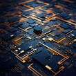 Computer chips and circuit boards, processors. Technical background of quantum computing systems for global data networks