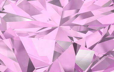 Poster - Realistic diamond texture close up, 3D illustration.