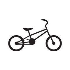 Wall Mural - children bike icon vector