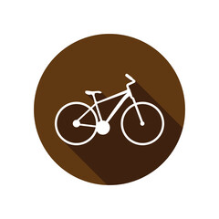 Canvas Print - hybrid bike icon vector