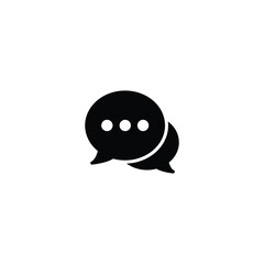 Poster - chat icon, bubble message icon vector for web for web site Computer and mobile app