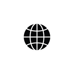 Poster - around, background, blue, business, concept, continent, design, earth, element, flat, geography, global, globe, globe icon vector, graphic, icon, illustration, internet, isolated, map, network, object