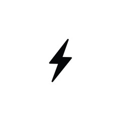 Poster - Lightning icon, Lightning sign vector for web site Computer and mobile app