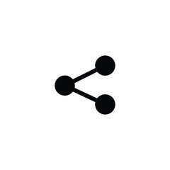 Poster - Share icon vector, Share symbol. icon for web site Computer and mobile app
