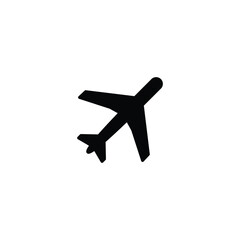 Poster - airplane icon, air plane sign vector for web site Computer and mobile app