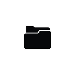 Poster - Folder icon, File folder sign vector for web site Computer and mobile app