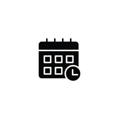 Poster - Calendar icon, calendar sign vector for web site Computer and mobile app