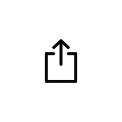 Poster - Share icon vector, Share symbol. icon for web site Computer and mobile app