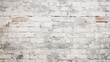 Abstract aged white brick wall texture background. AI generated image