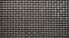 Closeup Synthetic Texture Rattan Weaving Furniture Abstract Background