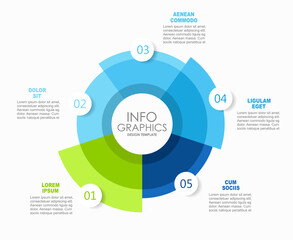 Infographic design template with place for your data. Vector illustration.