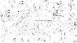© Mst - Black grainy texture isolated on white background. Distress overlay textured. Abstract dirty or scratch aging effect. Dusty and grungy scratch texture material or surface. Use for overlay effect