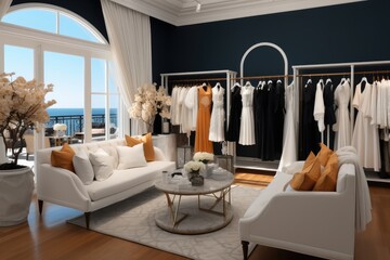 Poster - Showroom women's clothing.
