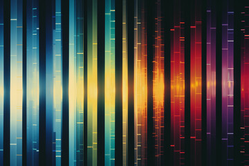 Poster - Abstract spectrum representing the spectrum of vaccines and their impact on public health.