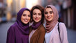 portrait of Arabic business women