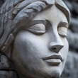 A beautiful Stone sculpture, Close Up in face