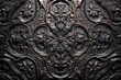 old vintage metal background with a pattern