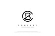 Initial Letter BC Logo or CB Monogram Logo Design