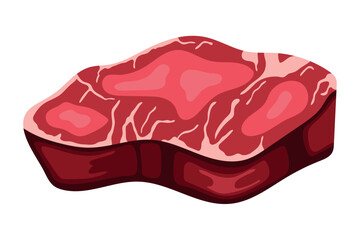 Sticker - meat slice illustration