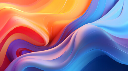 abstract colorful background with waves