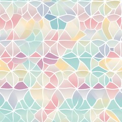 Wall Mural - Seamless pattern in pastel colors | generative AI