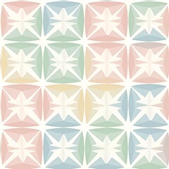Wall Mural - Seamless pattern in pastel colors | generative AI