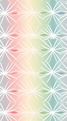 Poster - Seamless pattern in pastel colors