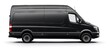 © vxnaghiyev - Black van being transported on white background with path Copy space image Place for adding text or design