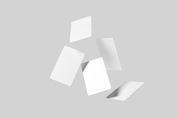 Floating Poker Card Mockup for showcasing your design to clients