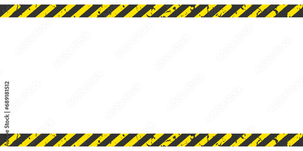 Line yellow and black color with texture and text space. Warning sign ...