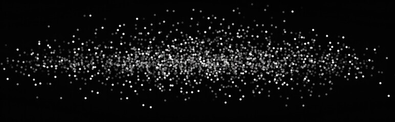 Wall Mural - White dots on a black background. For samples, wrapping papers for banners. Generative AI