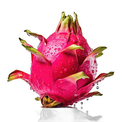 Dragon Fruit (Pitaya) isolated on transparent background