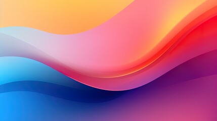 Wall Mural - Gradient abstract background wave, ai generative