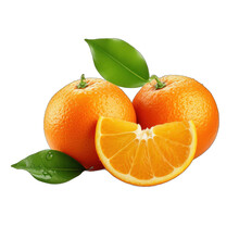 Clementine Isolated On Transparent Background