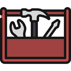 Wall Mural - Full Tool Box Icon