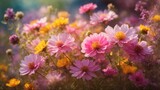 Fototapeta Kwiaty - flowers in the garden
