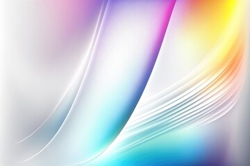 Wall Mural - Abstract background with smooth lines in blue, purple and yellow colors