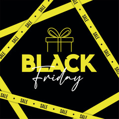 Poster - Black Friday sale background Vector