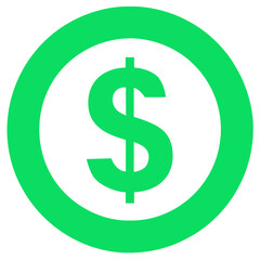 dollar sign icon	