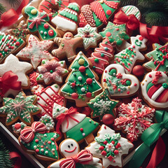 christmas tree cookies