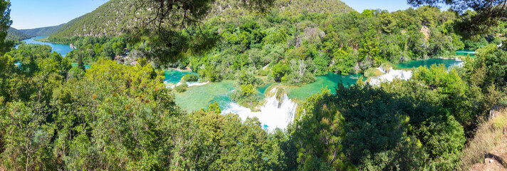 Sticker - Krka national park in Croatia