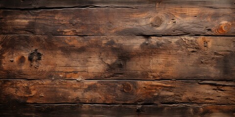 Canvas Print - Antique wooden surface worn by time and elements. Wood texture background.