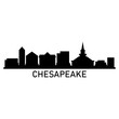 Chesapeake skyline