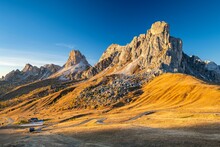 La Gusela at Passo Giau, Dolomites, Veneto, Italy, Europe
