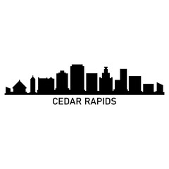 Wall Mural - Skyline cedar rapids