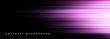 Black and purple wide modern abstract technology background with glowing high-speed and movement pink light effect. Vector illustration