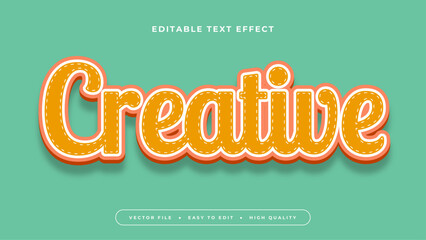 Poster - Green red and blue creative 3d editable text effect - font style