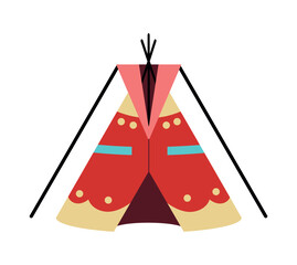 Poster - teepee native america home